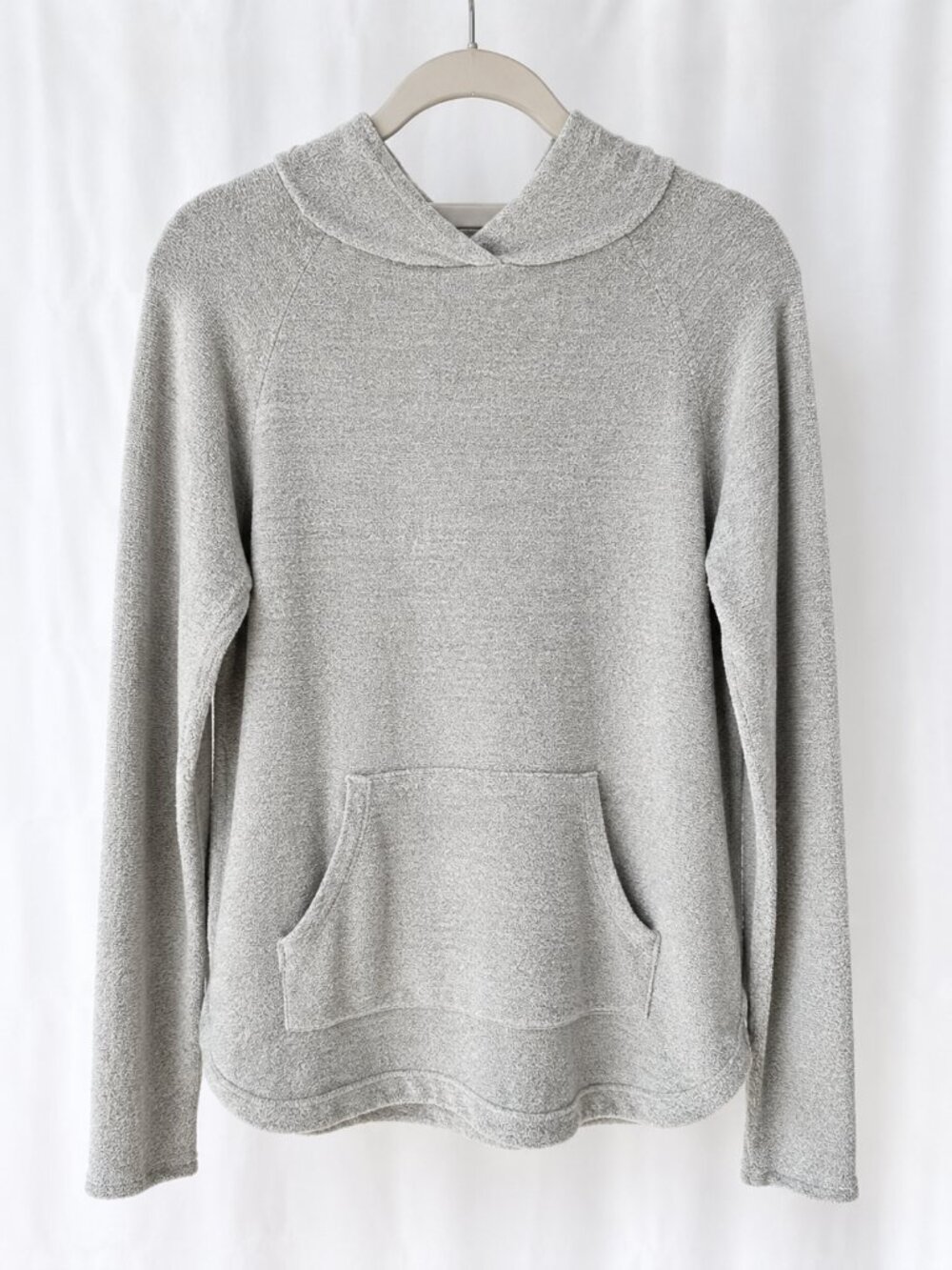 Barefoot Dreams CozyChic Ultra Lite Pullover Hoodie Dove Gray M